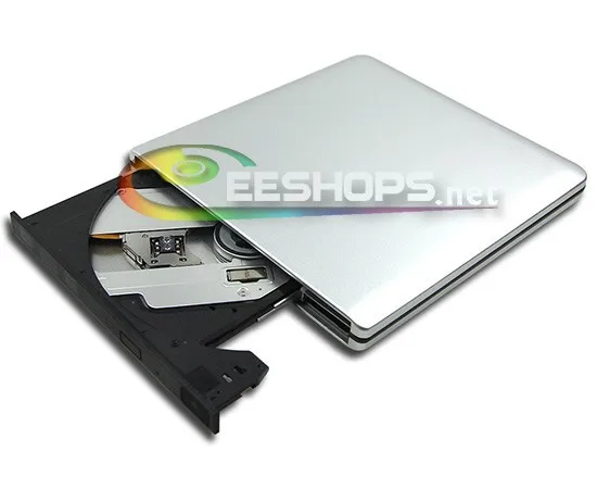 

for Surface Pro 2 3 Pro2 Pro3 Tablet PC USB 3.0 External Blu-ray Burner 6X 3D BD-RE DL DVD Writer Super Slim Drive Silver Case