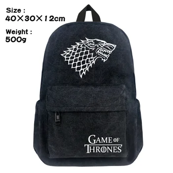 

Game Thrones Fashion Canvas Backpacks Rucksacks Cartoon School Backpack Casual student Bags travel Knapsack Unisex New