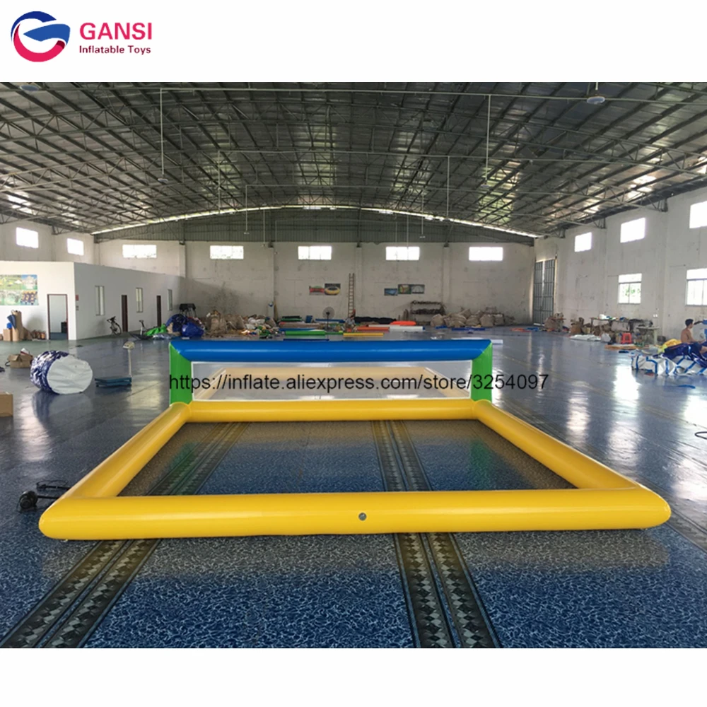 10*5*1.2M Inflatable Beach Volleyball Court 0.9Mm PVC Durable Waterproof Inflatable Volleyball Court For Water For Adult