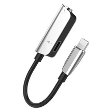 

2 in 1 Headphone Adapter for Lightning to 3.5mm Audio AUX Jack For iPhone 7/8/X Splitter OTG Cable Earphone Adapter for iOS 10.3