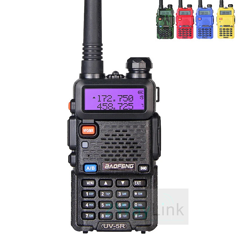 Портативная рация Baofeng UV 5R с двойным дисплеем два диапазона 5 Вт УВЧ УКВ Pofung КВ