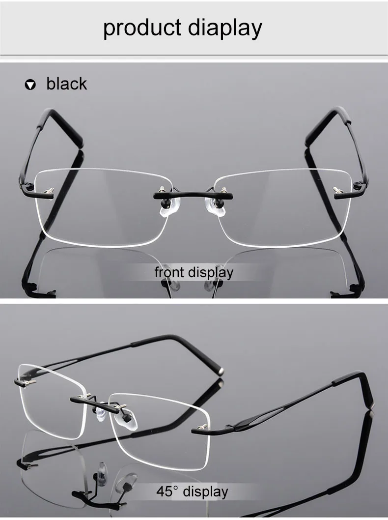 QianJing, мужские оправы для очков, без оправы, оптические очки, фирменный дизайн, рецептурный сплав, светильник, красивые, деловые очки для женщин