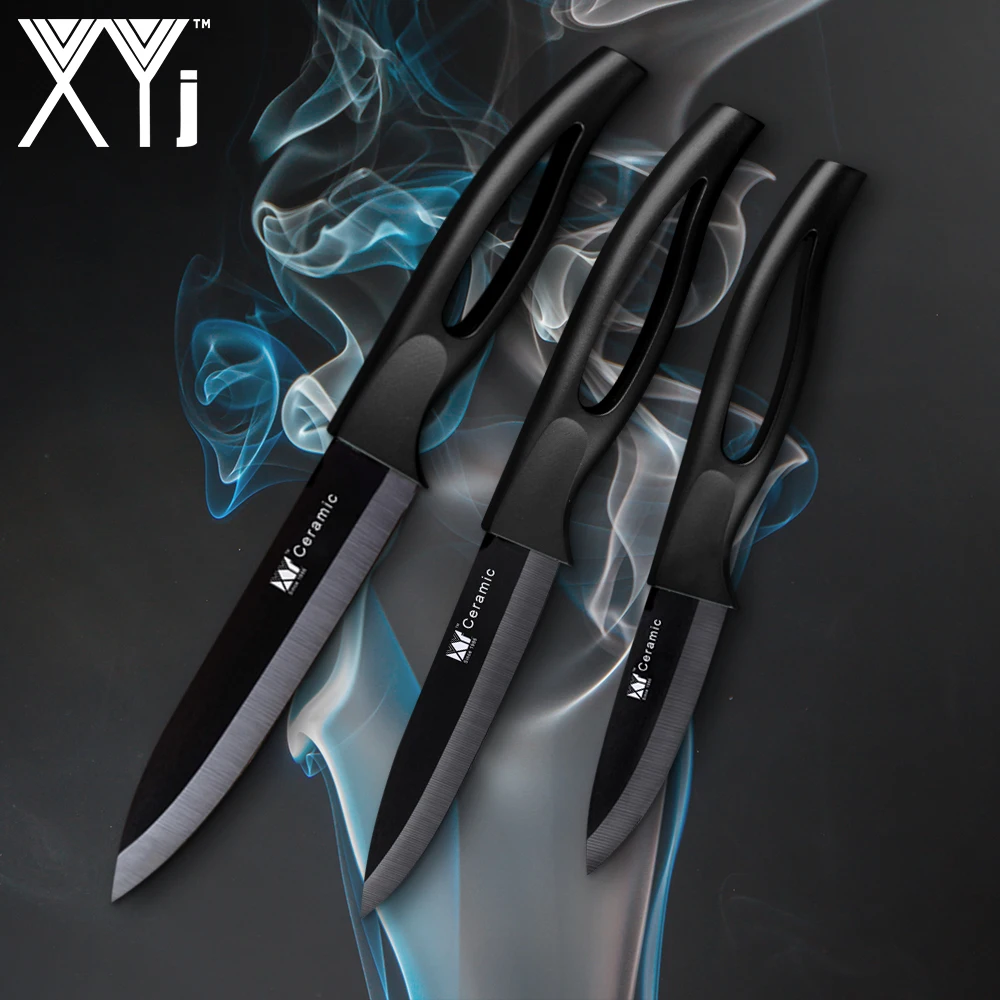 

XYj Ceramic Knife Kitchen Cooking Knife Set Tools Colorful Kitchen Ceramic Knife Set Vegetable Slicer Cutter Chef Tools Cleaver