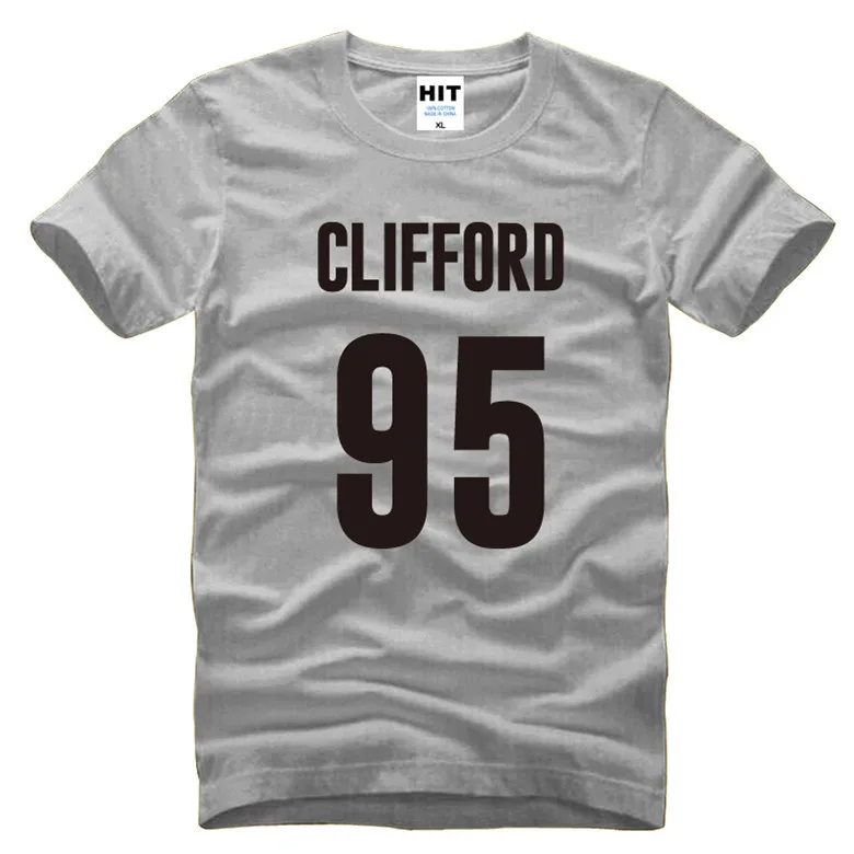 

5SOS 5 Seconds of Summer Michael Clifford Letter Printed Mens Men T Shirt Tshirt Fashion 2016 New O Neck Cotton T-shirt Tee