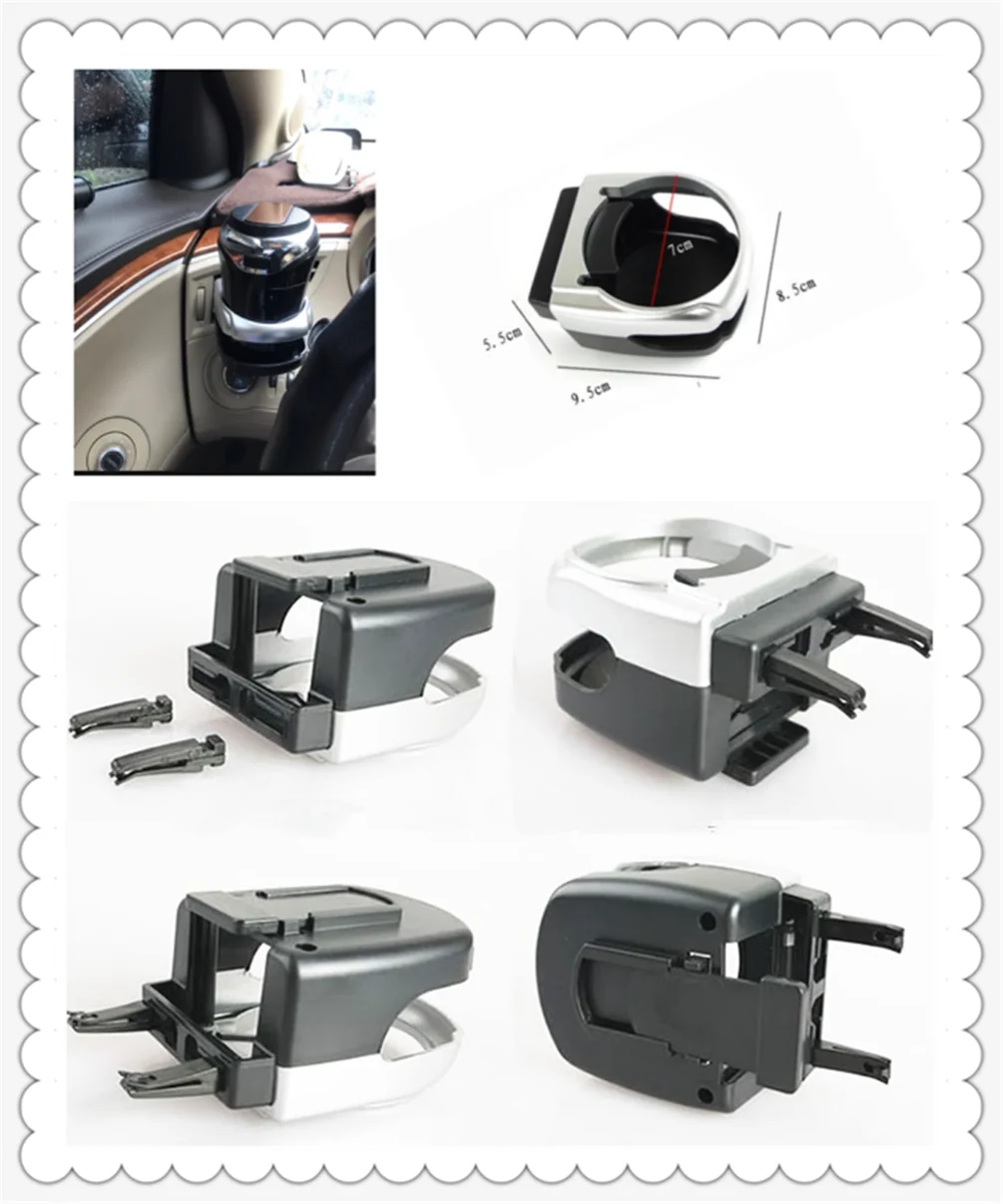 

Auto parts conditioning air outlet coffee drink rack water cup holder for Mercedes Benz GLC63 GLA45 GLA G650 E63 E-Class A170