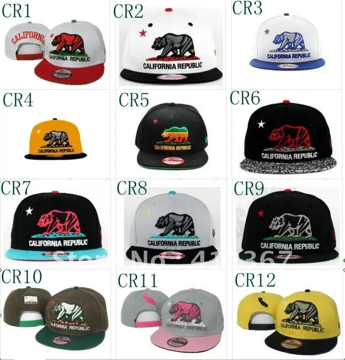 california logo hats