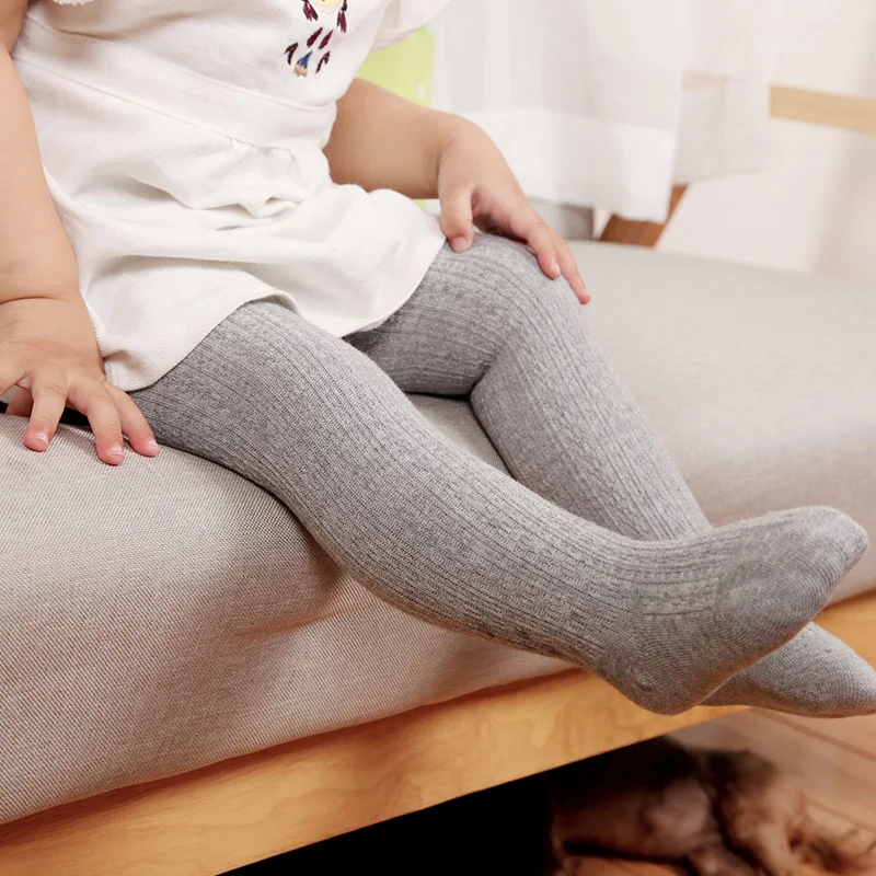 

Newborn Baby Girl Tights Soft Cotton Baby Meisje Boys Pantyhose Warm Knitted Stockings Solid Color Toddler Infant Tights