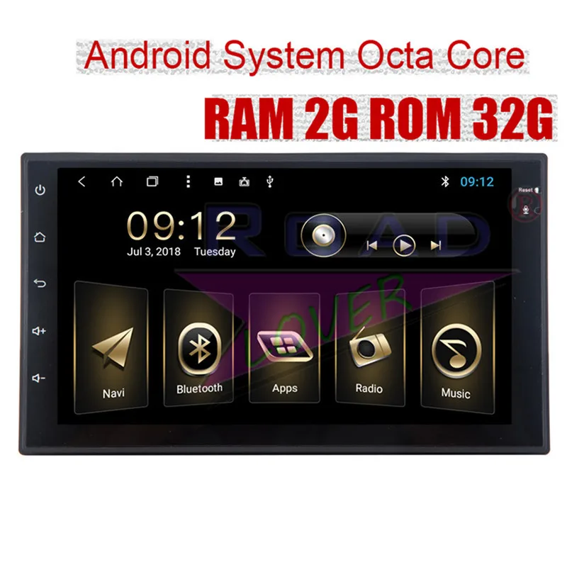 US $270.61 Roadlover Android 81 Car Media Center Audio For 7Inch Universal GPS Navigation 2 Din Automagnitol Radio Player Octa Core NO DVD