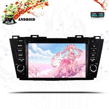 

2Din 8" Android 9.0 GPS Car Multimedia Player Radio For 2009 2010 2011 2012 Mazda 5 8-core Head Unit Support WiFi 3/4G Tape GPS