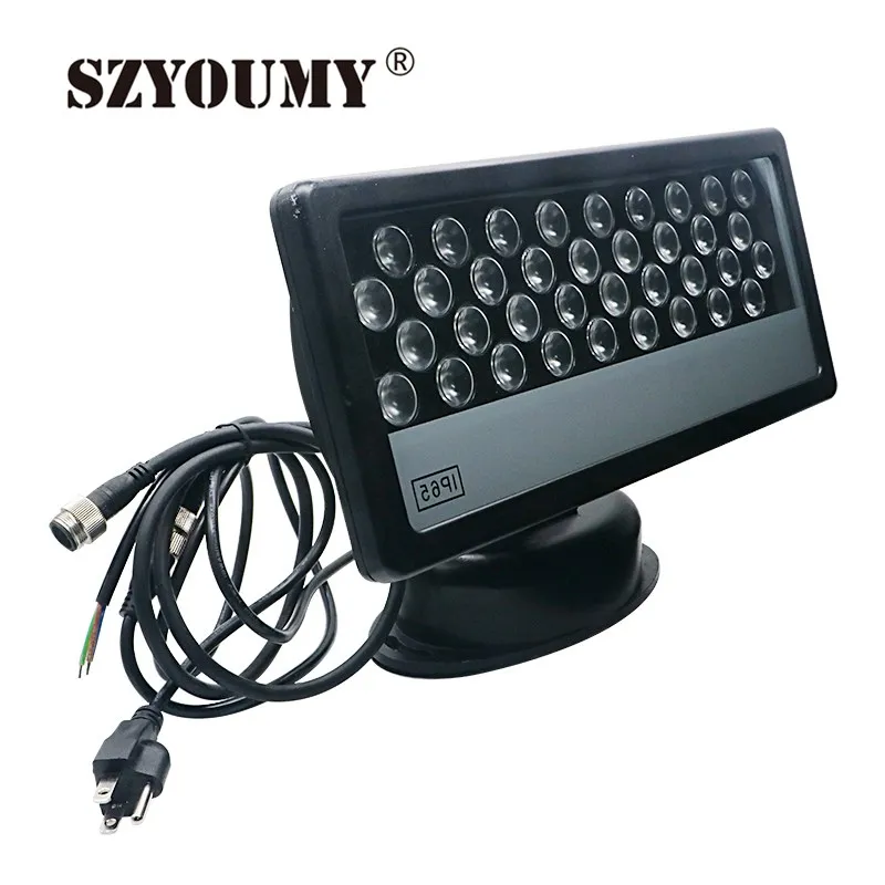 

SZYOUMY 1 PCS Buidling Wall Wash 36W AC 85-265V RGB Outdoor DMX Led Flood Light DHL Shipping