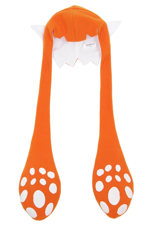 Splatoon 2 Inkling наживка Каракатица шапки для мальчиков девочек детей косплей Хэллоуин - Цвет: Оранжевый