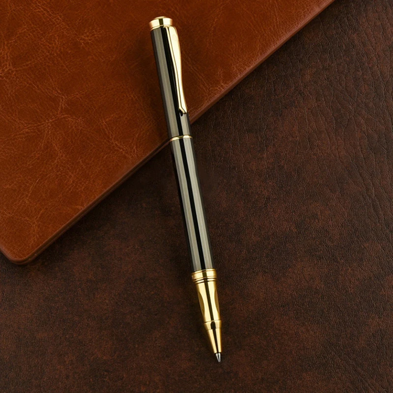 Изысканные роскошные металлические шариковые ручки для бизнес письма подарок Ролик Шариковая ручка 0,5 мм Школьные офисные канцелярские принадлежности