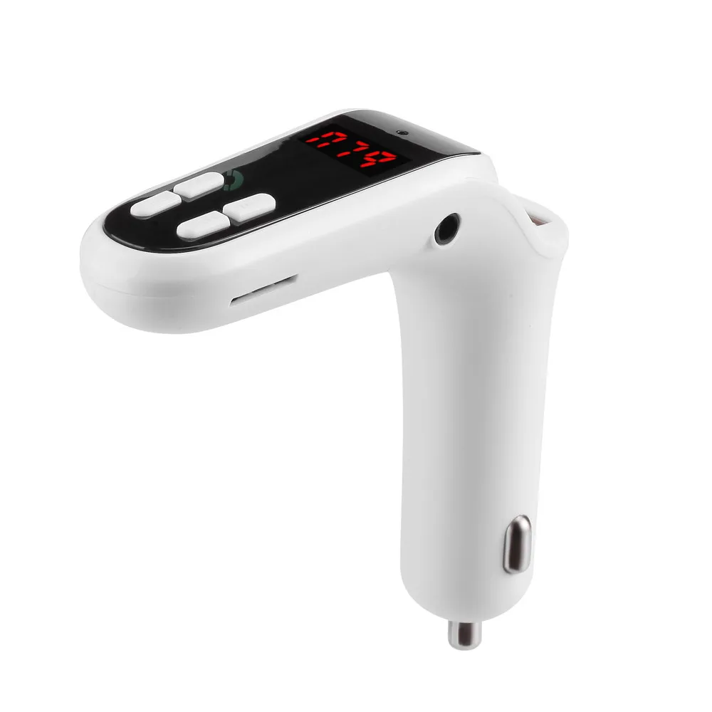 MP3 Player Bluetooth FM Transmitter Bluetooth Car Kit Handsfree FM Transmitter Radio MP3 Player USB Charger& AUX USB Charging