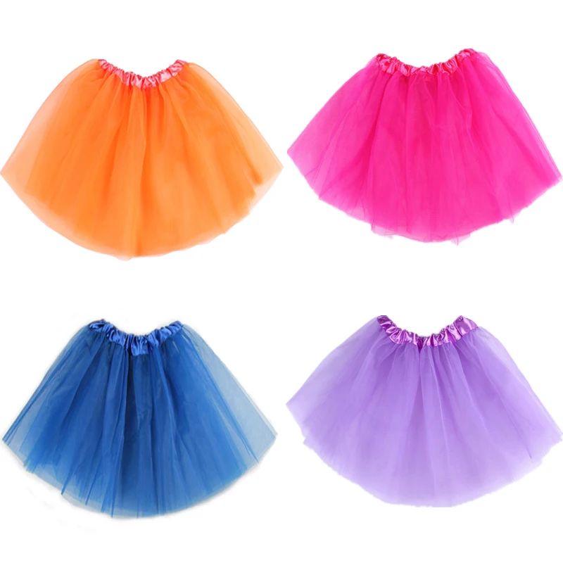 Fashion Baby Girls Tutu Skirt Children Dance Beautiful Translucent 3-Layer Net Yarn Sport Children's Clothing | Детская одежда и