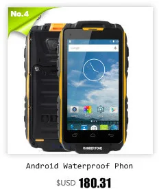 Kcosit K1 Android 6,0 смартфон IP68 водонепроницаемый мобильный телефон ударопрочный MTK6580 четырехъядерный 4," QHD 1 Гб ram gps