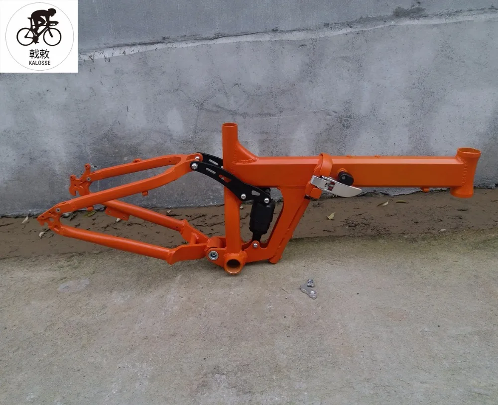 Best Kaloss  175mm rear hubs   20*4.0 inch soft-tail snow bike frame BB120mm  Folding Fat bike frame   Beach bike  frame 0
