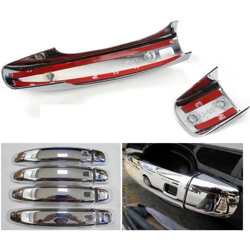 For AUDI Q5 2010 2011 2012 2013 Car Door Handle Cover Exterior ABS Chrome 4pcs