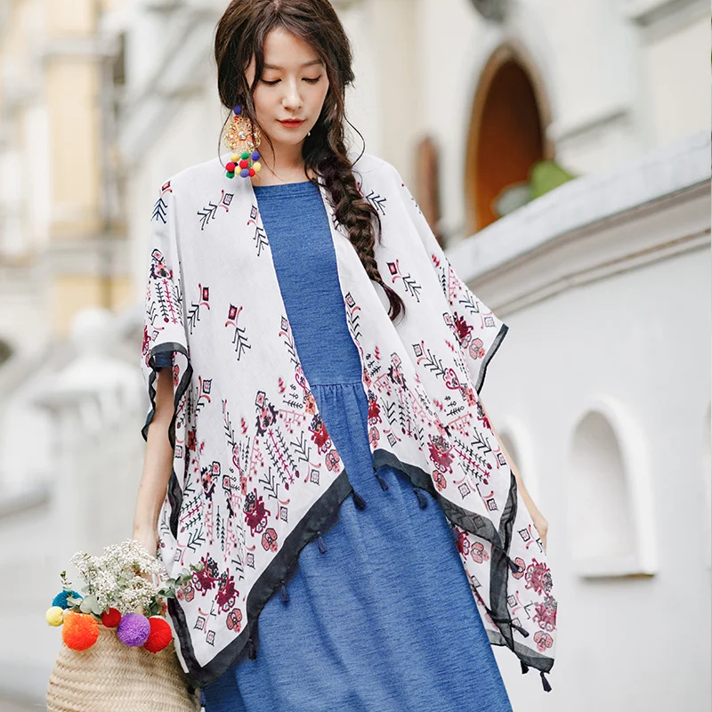 

INMAN Autumn Spring Korean Style Dress in Scarf Two Way Use New Style All Matched Shawl