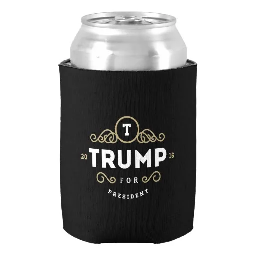 Donald Trump 2016 Can Cooler Beer Holders Father Favors Beer Can