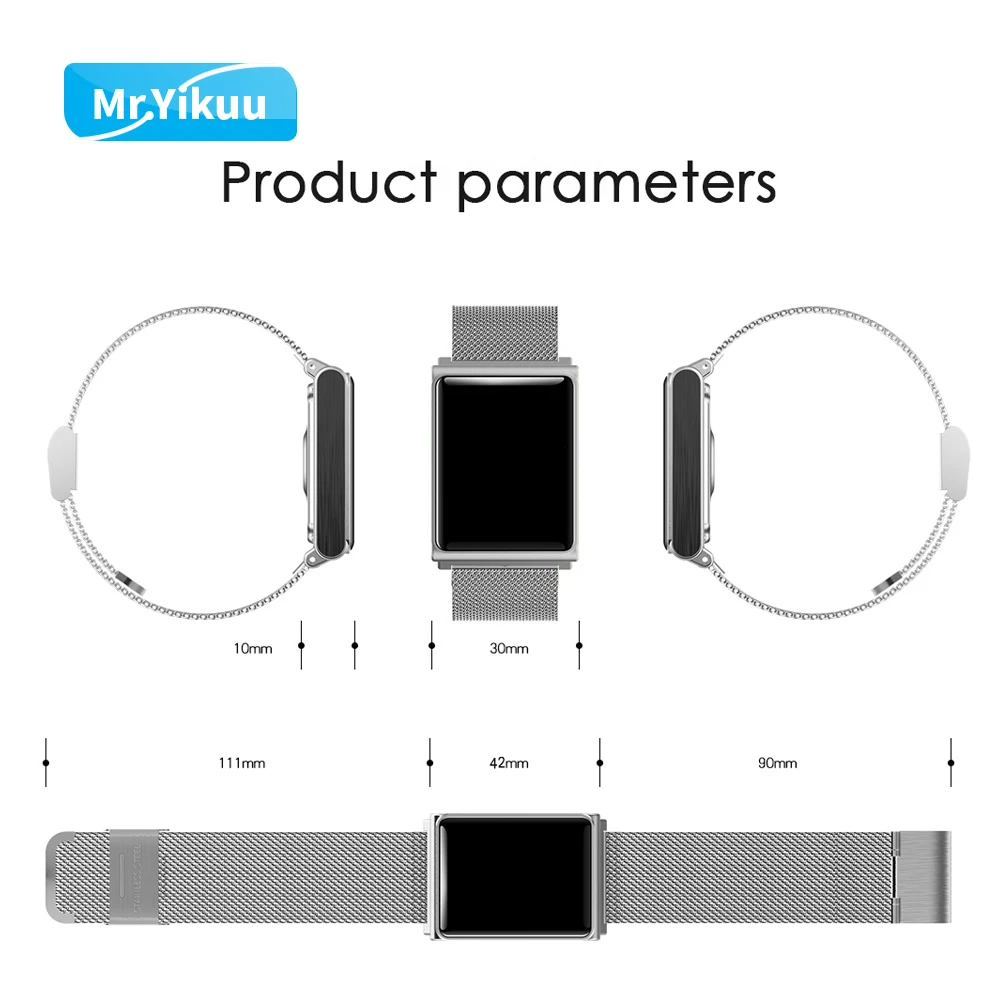 Smart Watch Bracelet N98 Color Full Screen Waterproof Fitness Tracker Clock Wristband Heart Rate Monitor Pressure For Xiaomi IOS