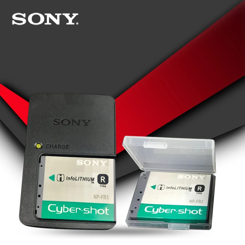 Оригинальный аккумулятор для Sony устройство зарядки NP FR1 DSC P100 P200 P150 P120 T30 G1 V3 T50 F88