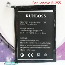 Runboss для Lenovo zuk Z1 батарея замена BL255 большой емкости 4000 mAh резервная батарея для Lenovo zuk Z1 мобильный телефон