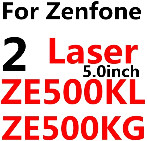 С уровнем твердости 9H закаленное Стекло для Asus Zenfone 2 Laser ZE500KL ZE550KL ZC550KL ZC553KL C 4 5 Go ZB452KG ZB500KL Zenfone 3 Max ZC520TL ZC500TG чехол - Цвет: ZE500KL