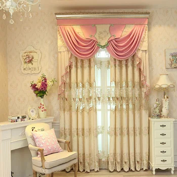 

Elegant Jacquard Curtains for Living Room Chenille Window Curtains Kitchen Embroidered Curtains for Bedroom Fabric Roman Blinds