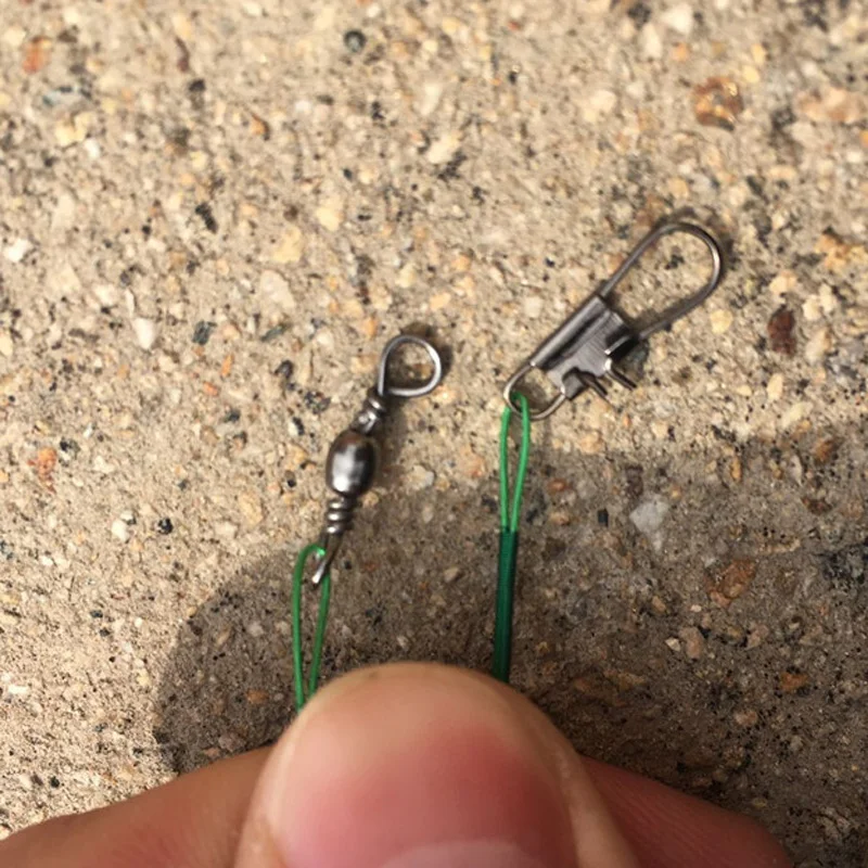 1Pcs/lot Anti-bite Fishing Wire Line Leash Lure Fishhook Trace Wire Line Swivel Stainless Steel Rolling Swivels 15cm 25cm 30cm 1Pcs/lot Anti-bite Fishing Wire Line Leash Lure Fishhook Trace Wire Line Swivel Stainless Steel Rolling Swivels 15cm 25cm 30cm