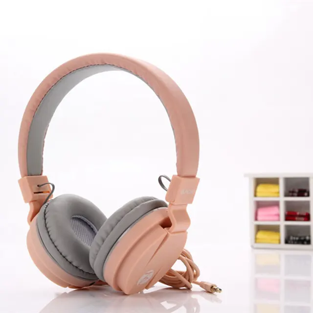 Fashion Cute Earphones headphone headset Candy Color Children Foldable