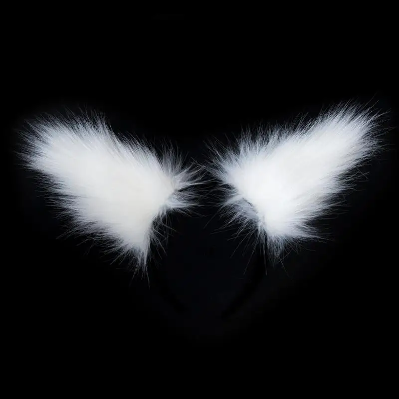 Sex Bondage Fetish SM Pet Play Game Set Furry Head Piece, Pet Paw ,Leg Piece ,Anal Plug Fox Tail Adult Female Slave Restraint