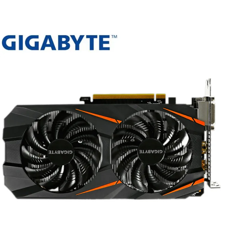 

Used GIGABYTE Video Card GTX 1060 3GB Graphics Cards Map For nVIDIA Geforce GTX1060 OC GDDR5 192Bit Hdmi Videocard Cards 1050ti
