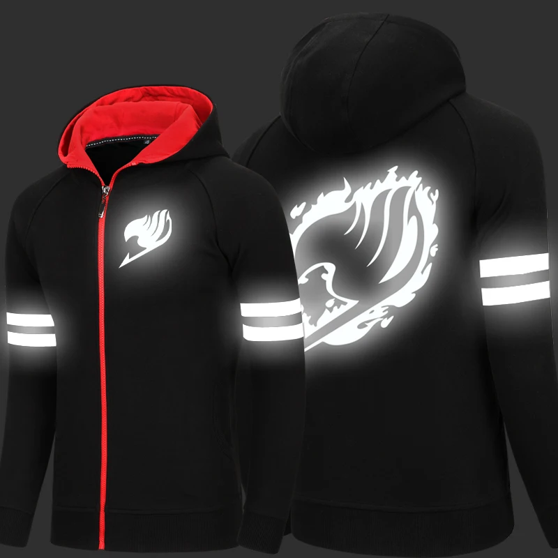 

New Arrive Men Women Fairy Tail Hoodie Anime Coat Sweatshirt Cosplay Costume Unisex Jacket