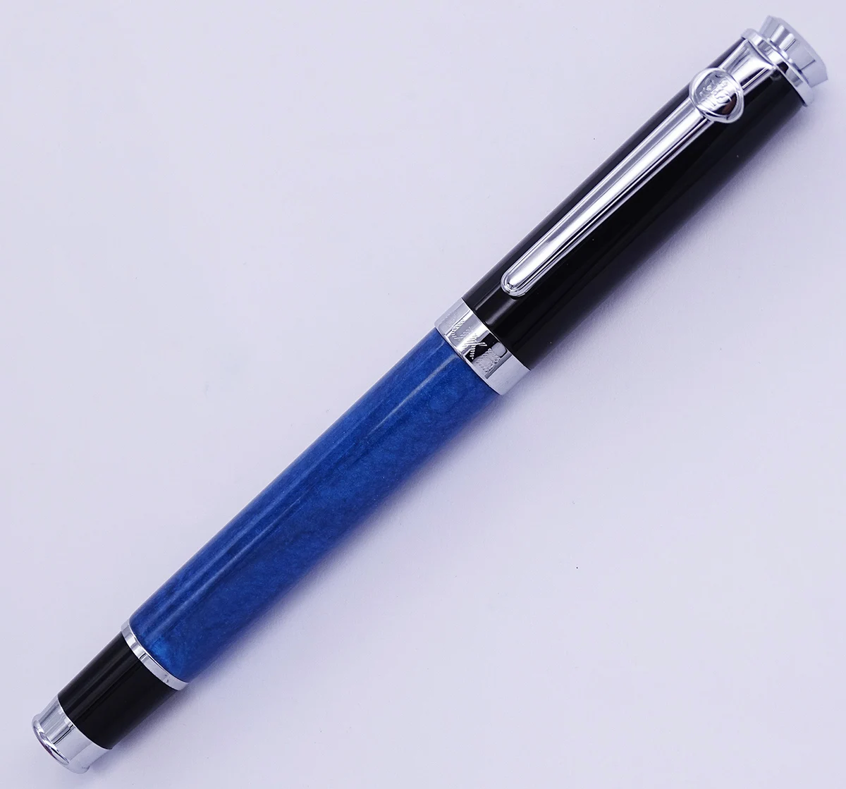 Duke Celluloid синяя перьевая ручка красивый зыбучий песок Leonardo Da Vinci качество Средний Перьевая ручка подарок бизнес офисные принадлежности для дома