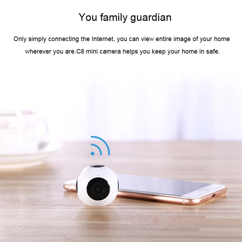 Мини Wi Fi камера Volemer 720P ночная версия P2P экшн с датчиком движения цифровая