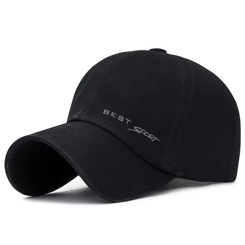[NORTHWOOD] спортивная летняя Мужская Бейсболка, хлопковая кепка Gorra Trucker, уличная Кепка Snapback, Черная кепка - Цвет: Черный