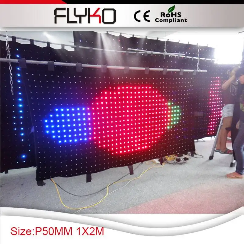 1 LED curtain 8
