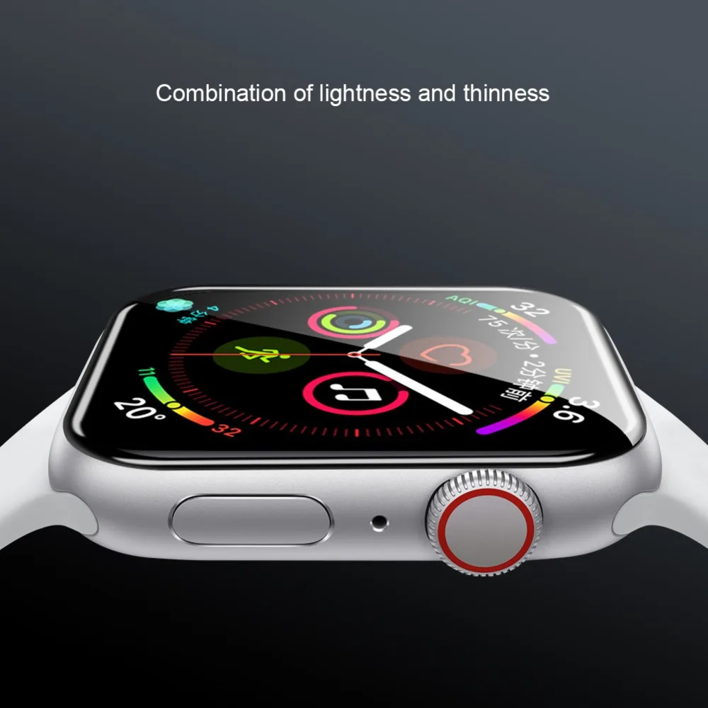 NILLKIN 3D AW+ Полное покрытие закаленное стекло пленка для Apple Watch 4 40 мм 44 мм Защитная стеклянная пленка для часов 1 2 3 38 мм 42 мм