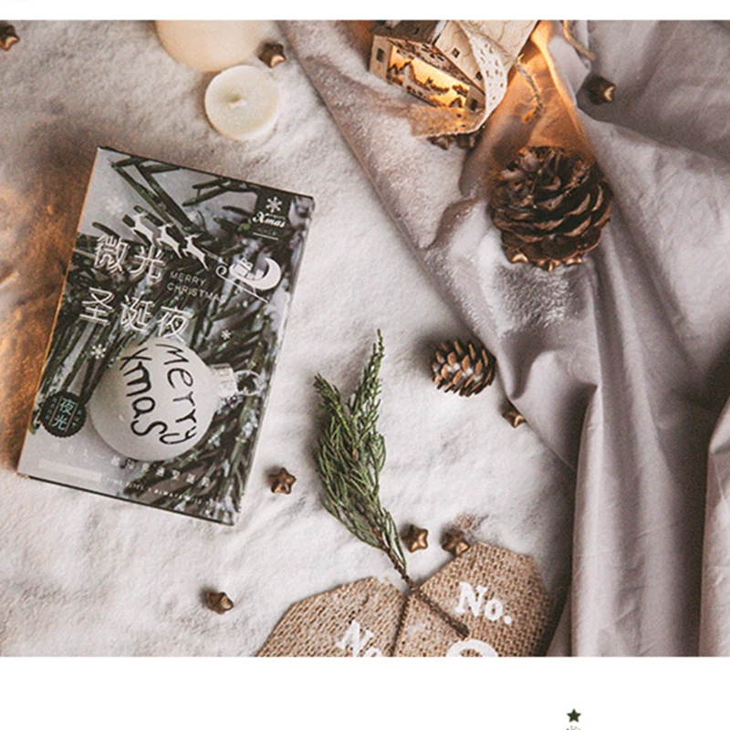 

MISS TIME Christmas night star postcard greeting card Bookmark Letter paper 1 lot = 1 pack = 30 pcs