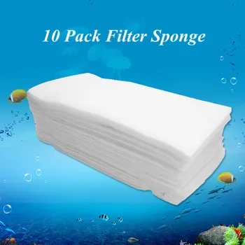 

White Filtration Foam Aquarium Fish Tank Biochemical Filter Sponge Pad Light Weight And Softness Design Aquarium Pond 120X30X1cm