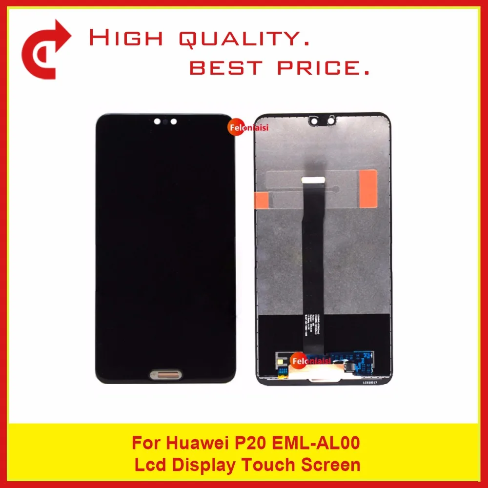 

High Quality Replacement 5.8" For Huawei P20 EML-AL00 LCD Display With Touch Screen Digitizer Sensor Assembly Free Shipping