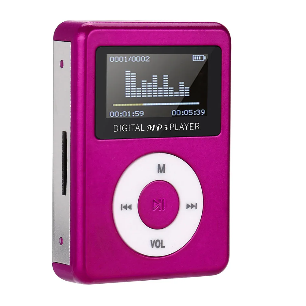Новинка Hifi портативный зеркальный Мини USB цифровой ЖК экран Mp3 музыкальный плеер