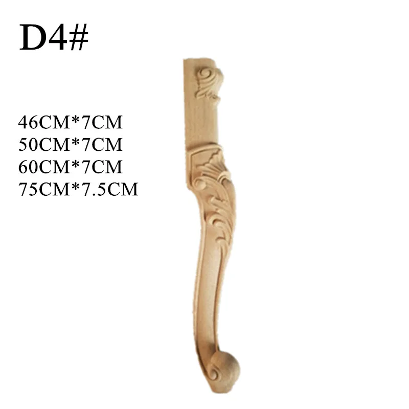 Wood Carving Solid Wood Europe-style Bathroom Cabinet leg Side Cabinet Feet TV Cabinet Foot Bed Foot Head Cabinet Feet