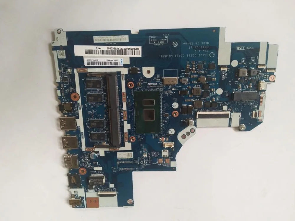  Applicable to 320-17IKB computer motherboard I7-7500U DDR(4G) number NM-B241 FRU 5B20P25854 5B20N86