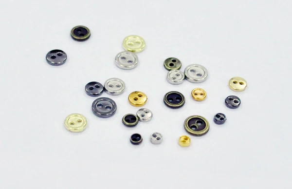 

40pcs BJD small cloth OB doll DIY baby clothes accessories mini round metal buttons for Doll Clothes Accessories