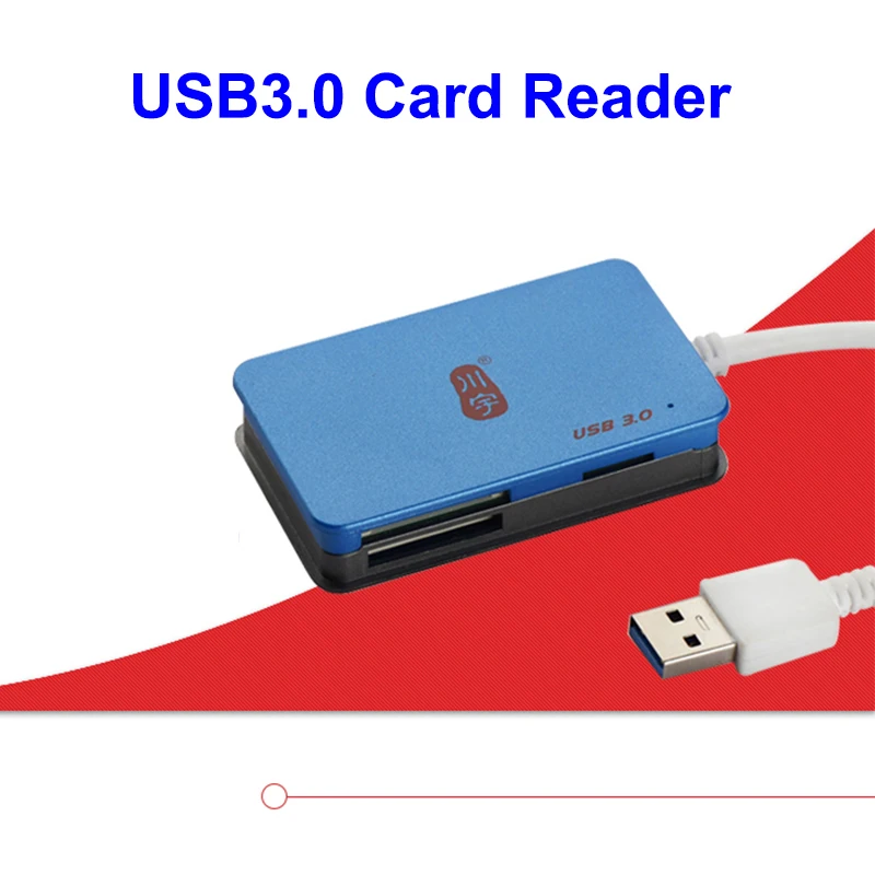 Кавау C368 высокое качество USB3.0 кард-ридер max Поддержка 512 ГБ TF SD MS Устройство считывания SF карт Поддержка TF SD MS CF карт в наличии на складе