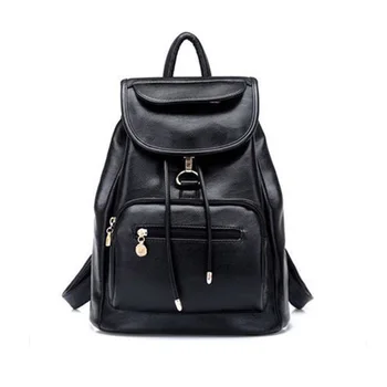 

010818 new hot lady PU backpack children school bag
