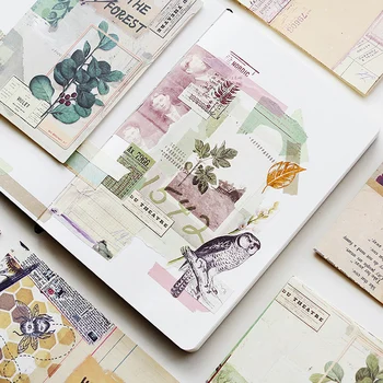 

18 Sheet/Bag Vintage newspaper poster decoration paper DIY diary decoration for planner album scrapbooking