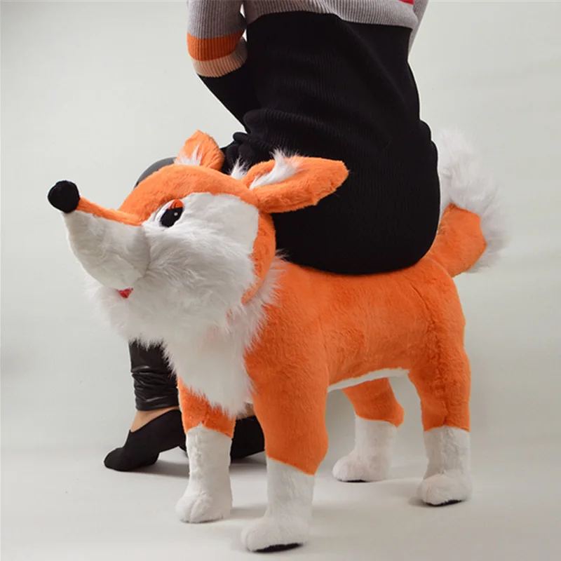 plush fox chair