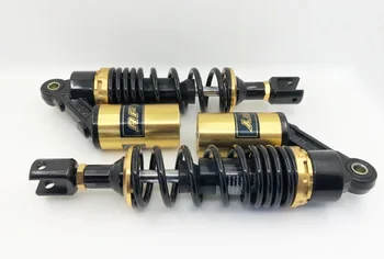 

RFY 2piece Universal 11.4 " 295mm Motorcycle Air Shock Absorber Rear Suspension for Honda Yamaha Suzuki Kawasaki Black+gold
